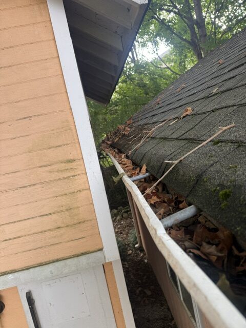 Central Kentucky gutter guards Before